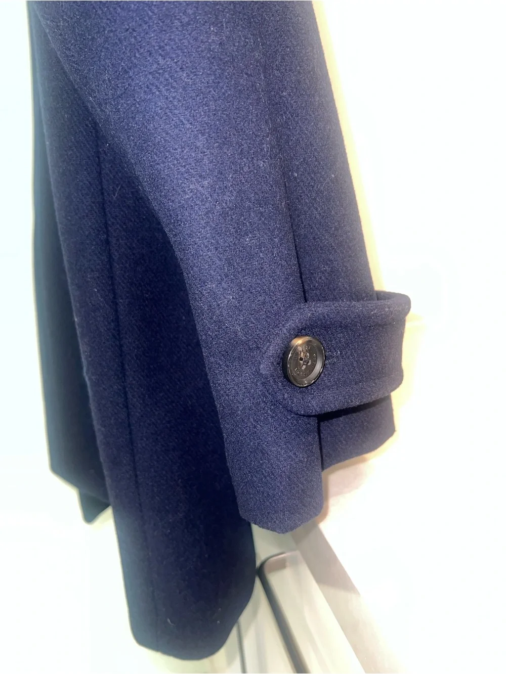 Michael Kors Double-Breasted Pea Coat in Navy With Pockets-LIKE NEW
